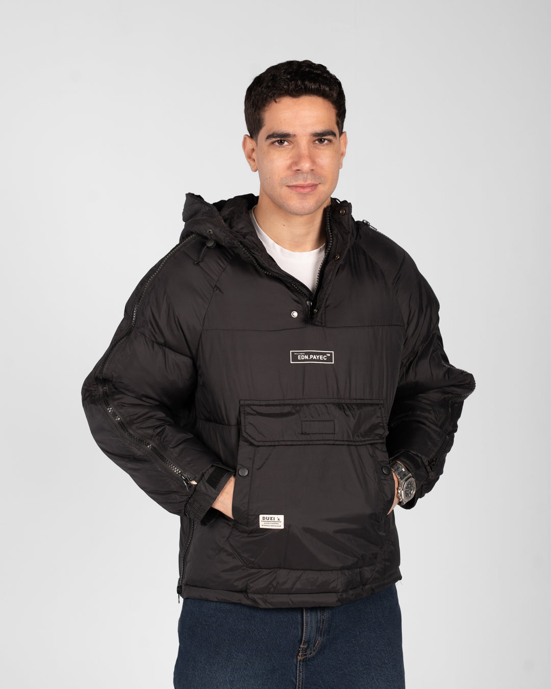 Men Water Proof Side Zipper Sweater