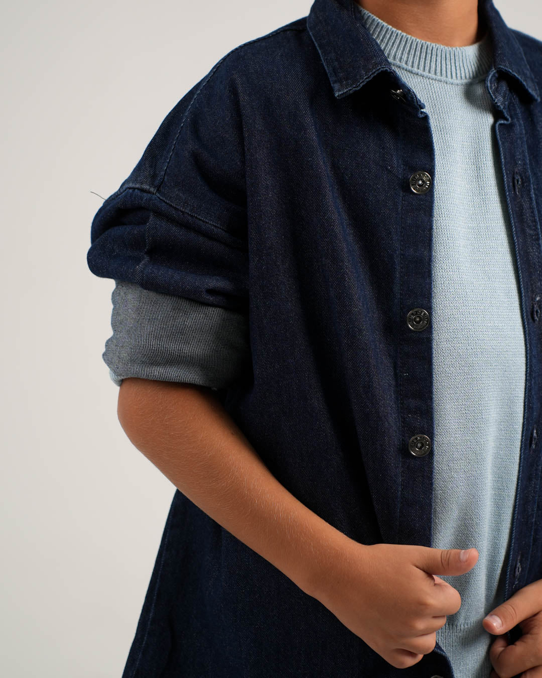 جاكت جينز خفيف أولادي