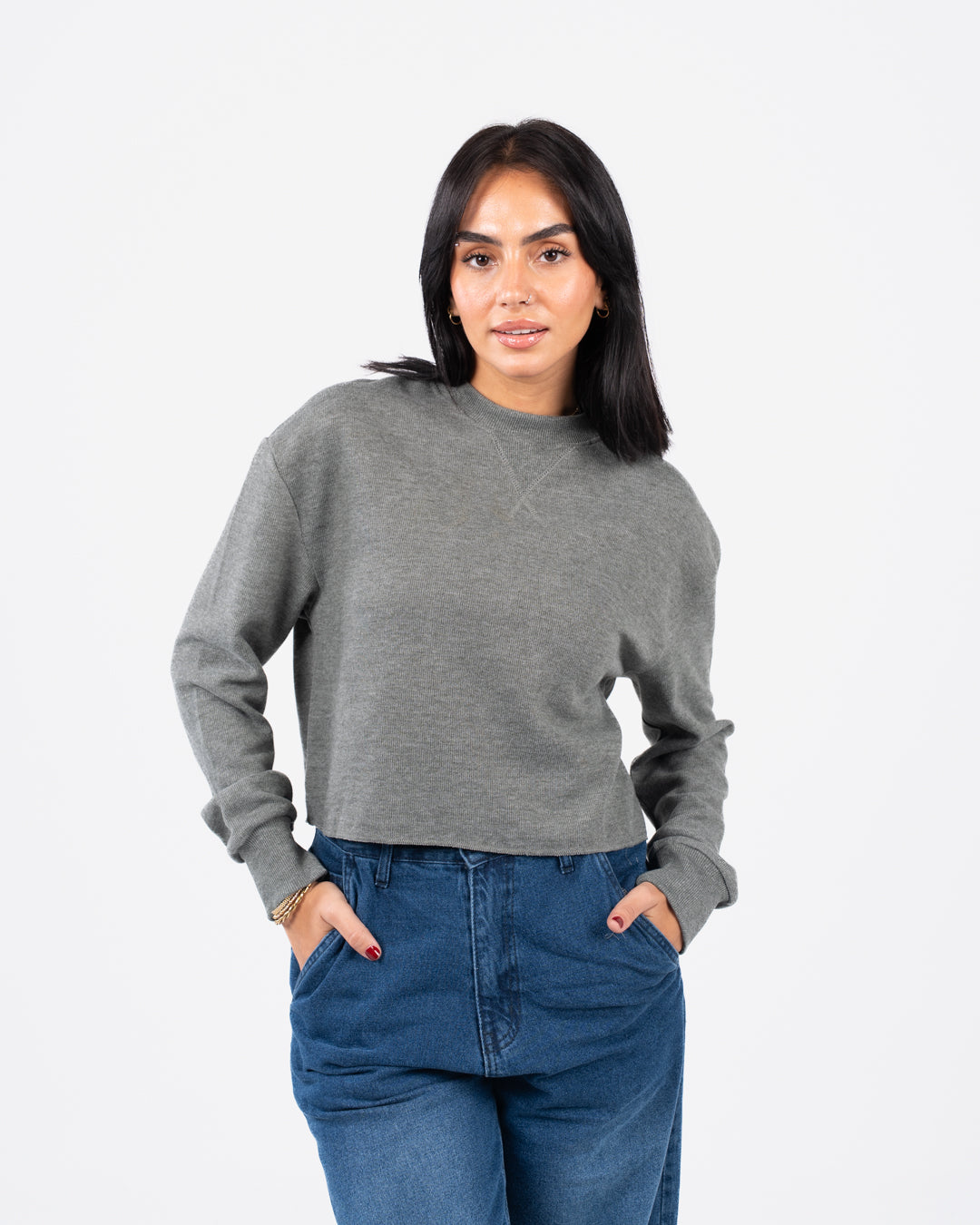 سويت شيرت نسائي كبير الحجم