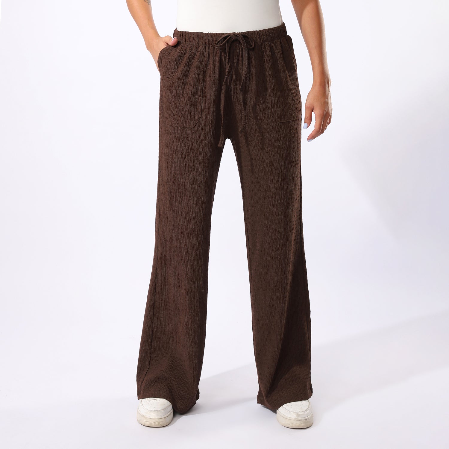 Plain Women Pants with Pockets 2216