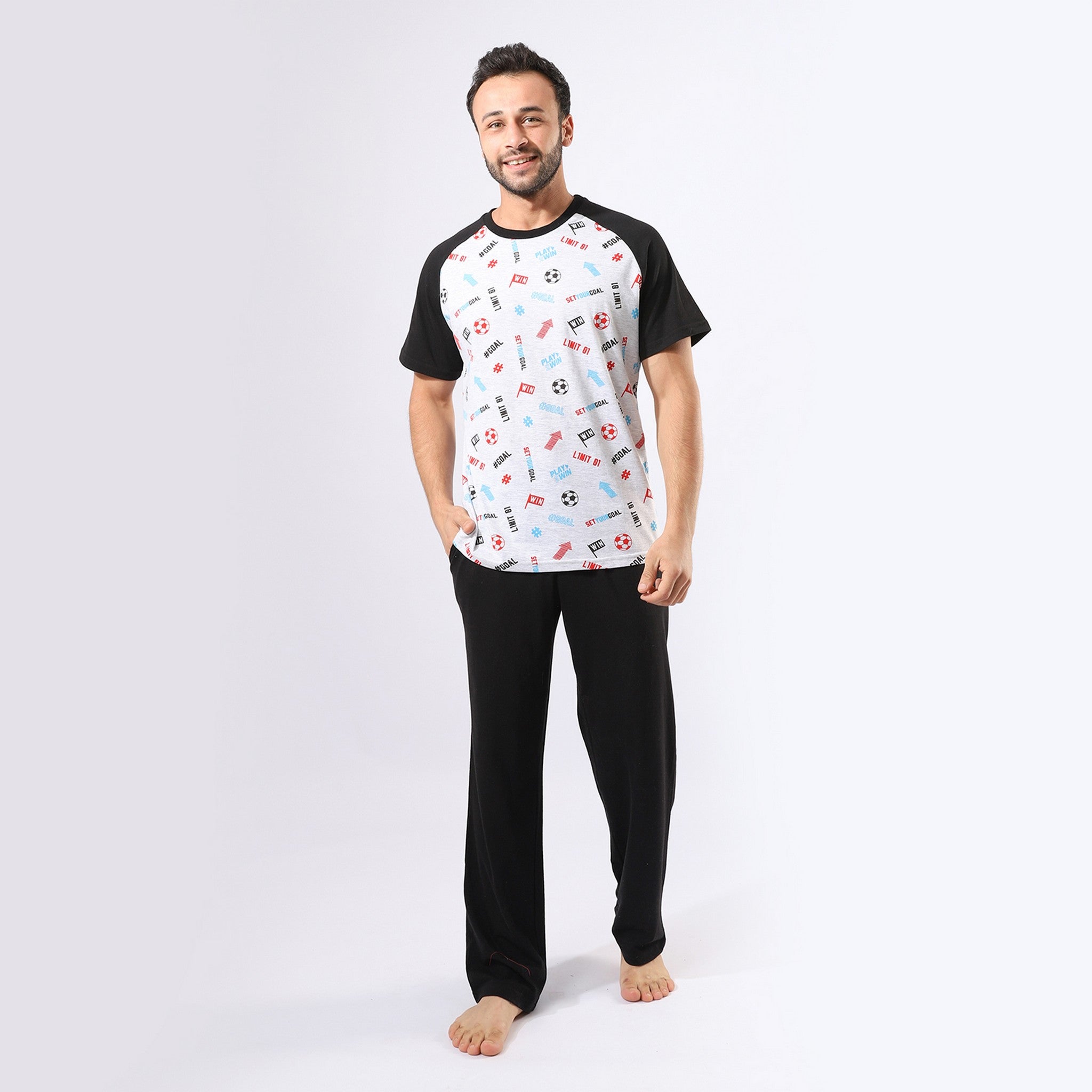 Football Print Pajama