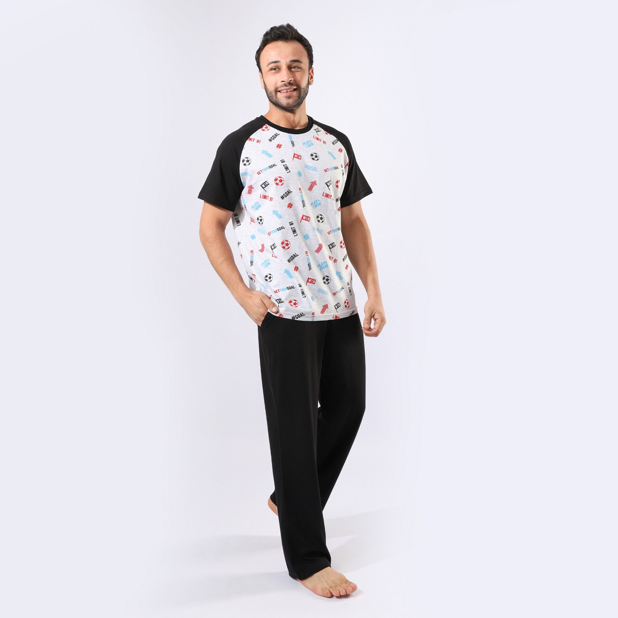 Football Print Pajama