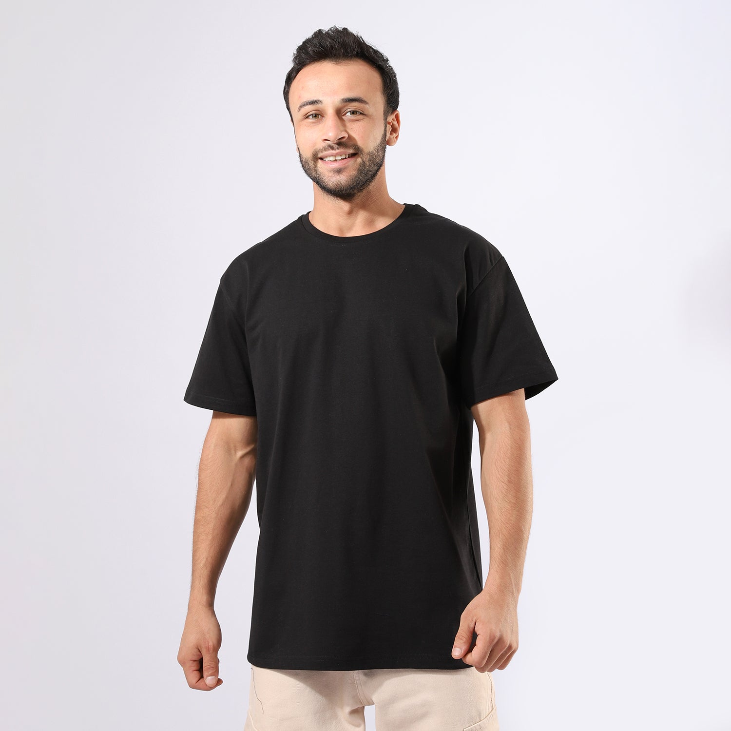 Plain Oversize Black T-Shirt