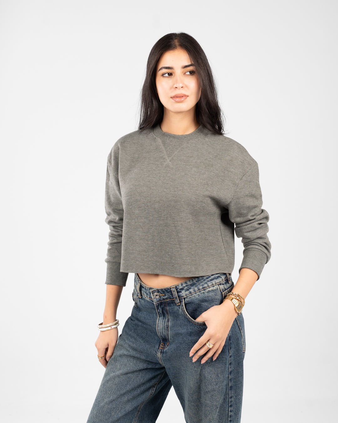 سويت شيرت نسائي كبير الحجم