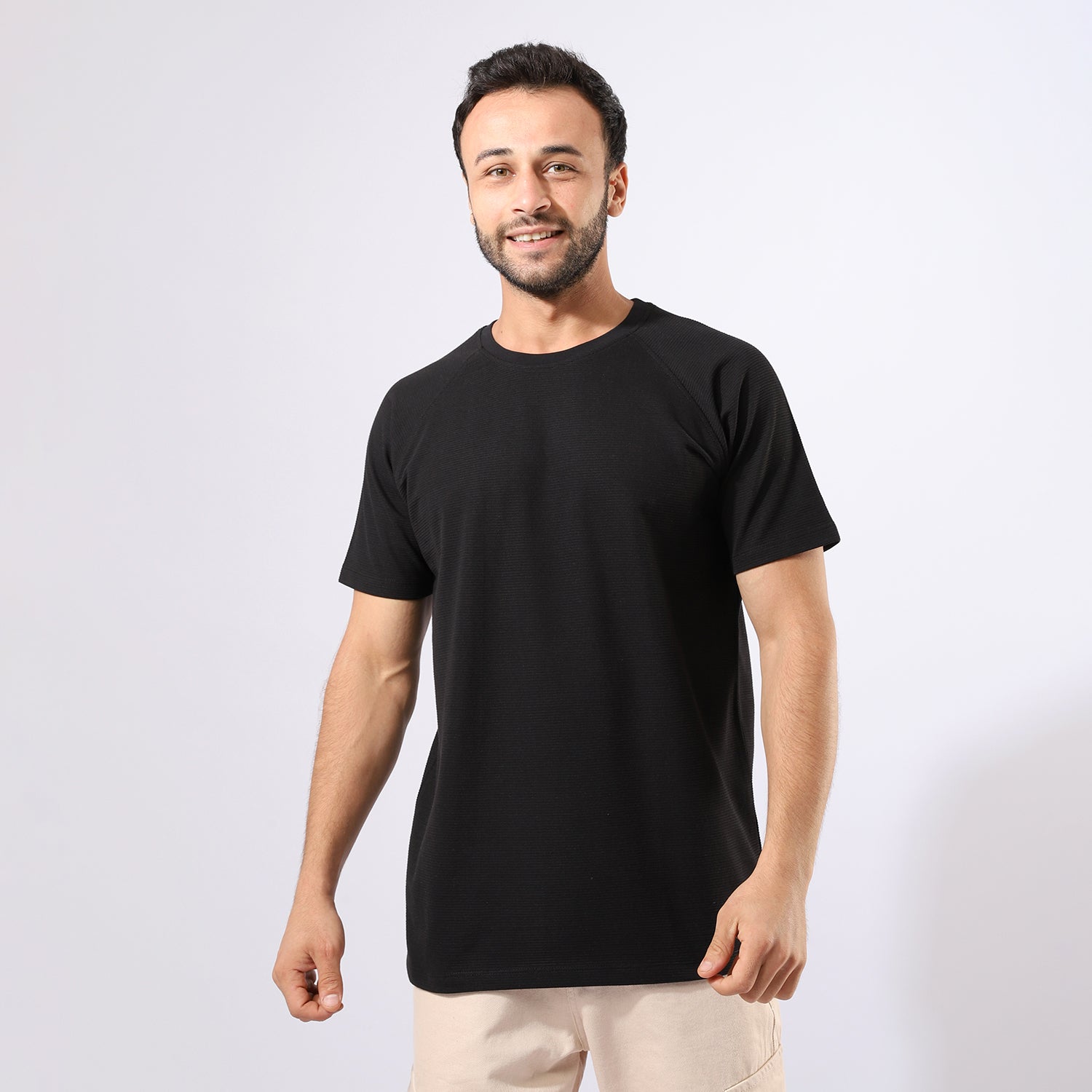 Black Plain T-Shirt