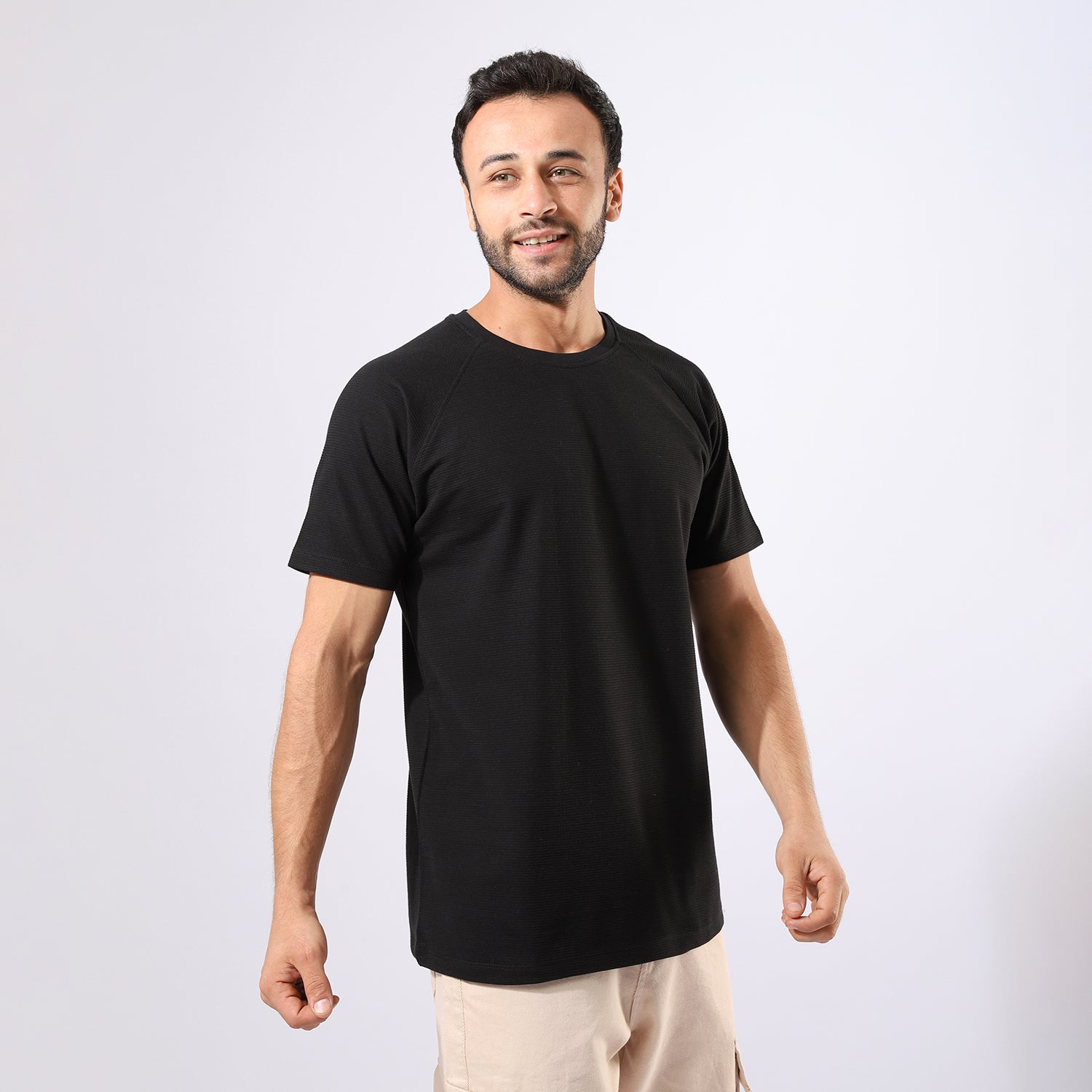 Black Plain T-Shirt