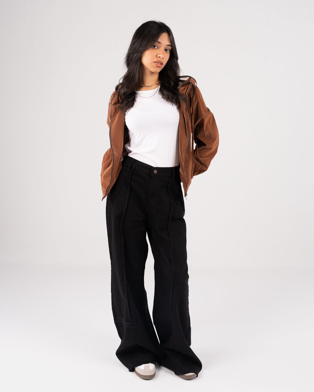 Gabardine WideLeg Pants