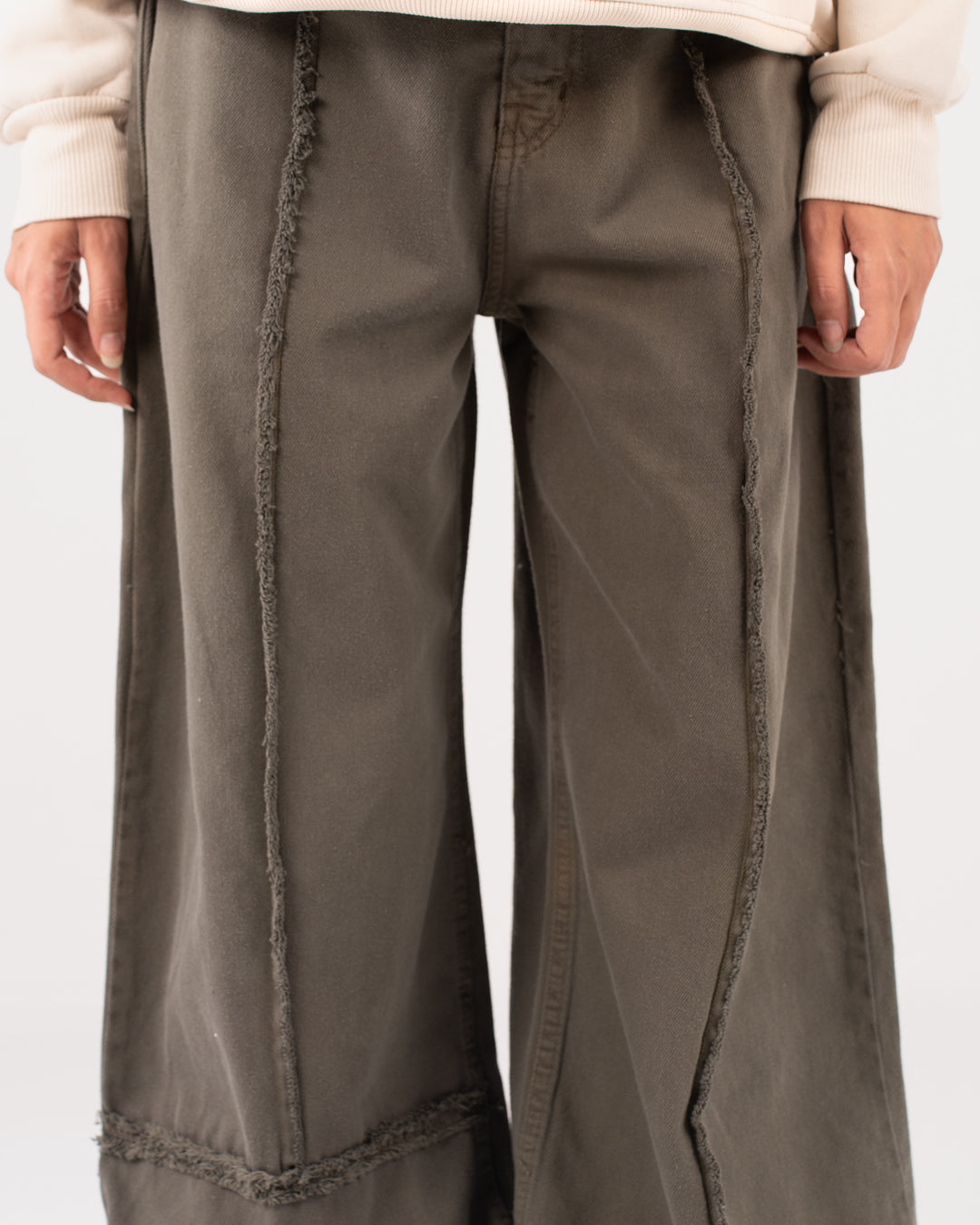 Gabardine WideLeg Pants