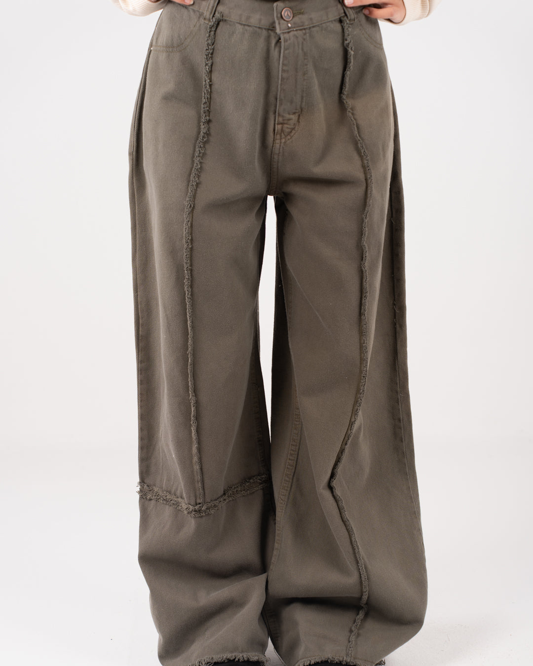 Gabardine WideLeg Pants