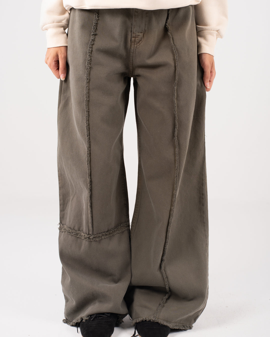 Gabardine WideLeg Pants