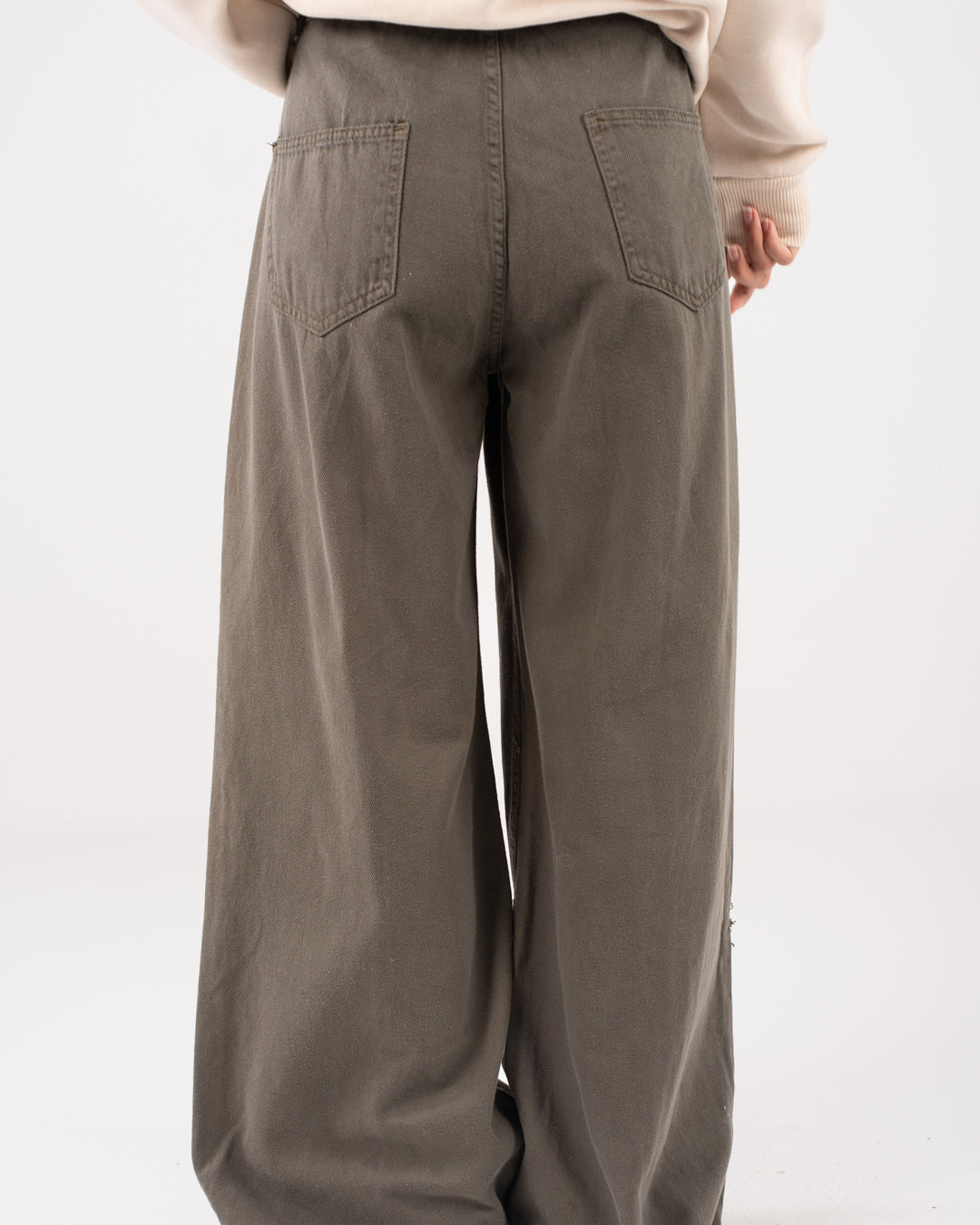 Gabardine WideLeg Pants