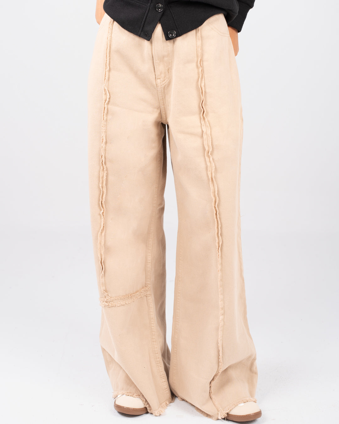 Gabardine WideLeg Pants