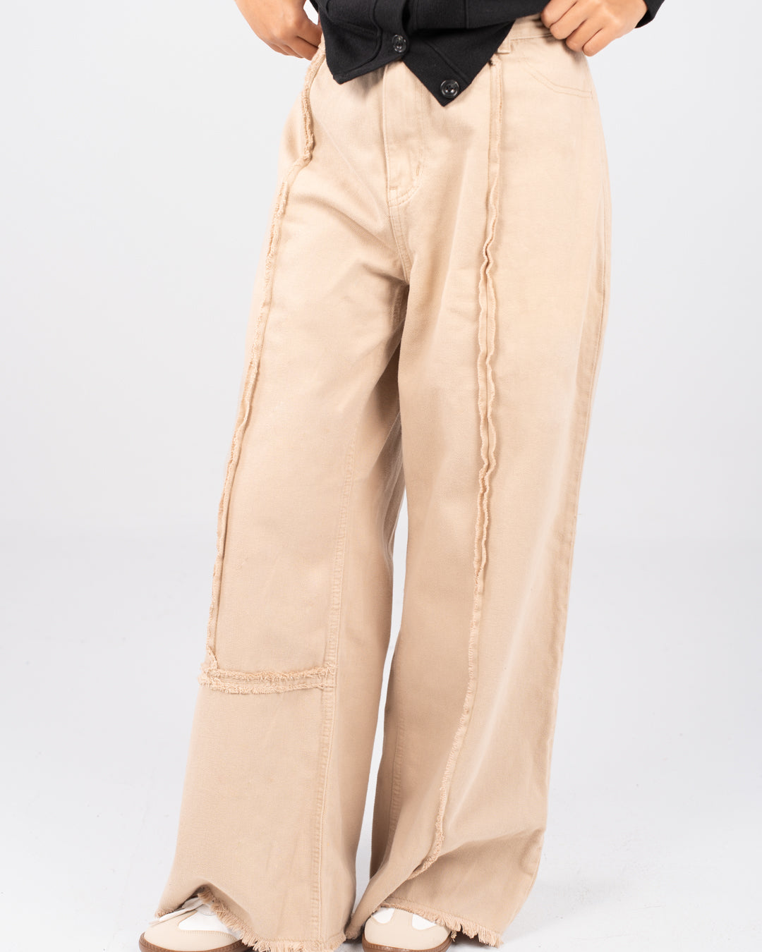 Gabardine WideLeg Pants