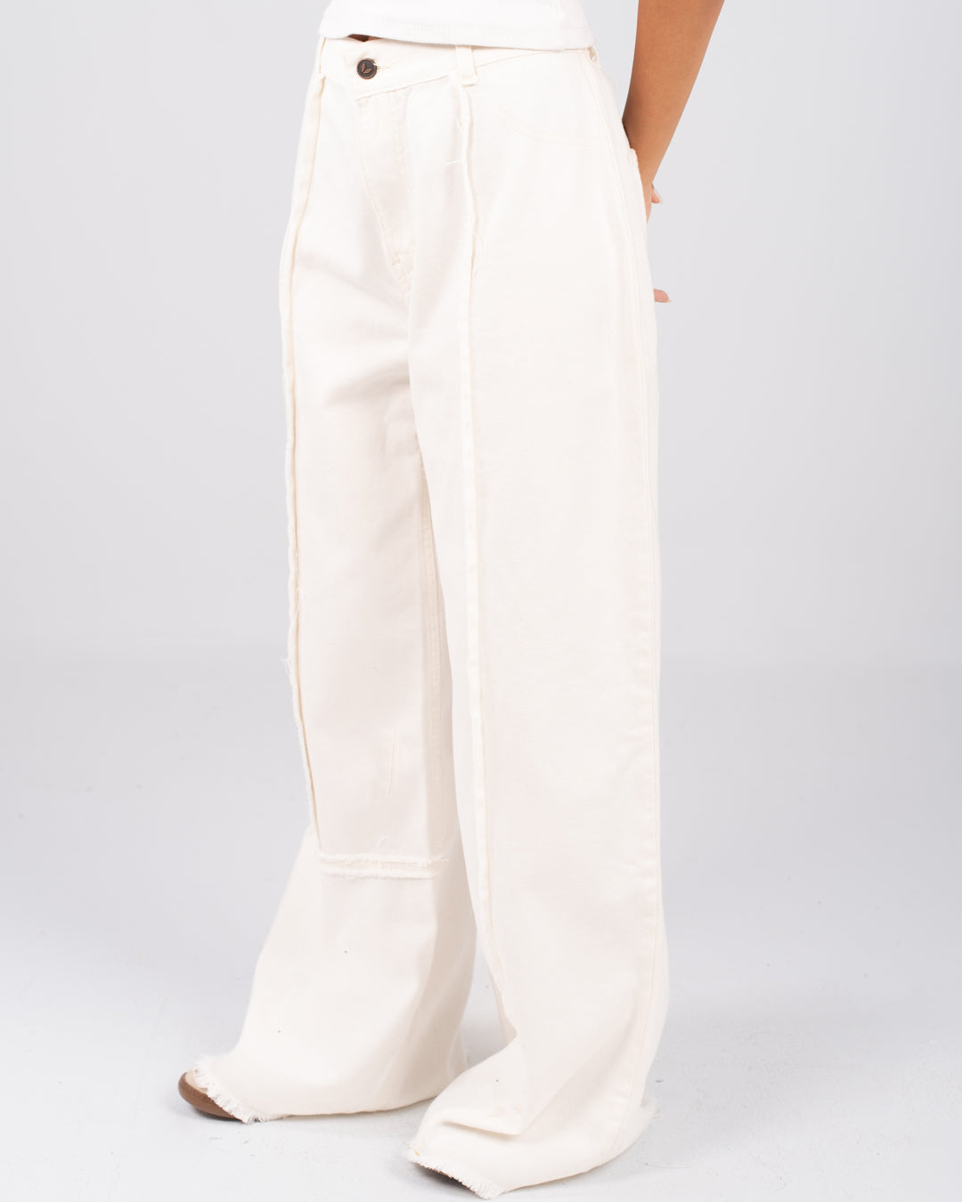 Gabardine WideLeg Pants
