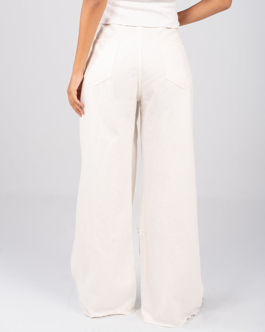 Gabardine WideLeg Pants