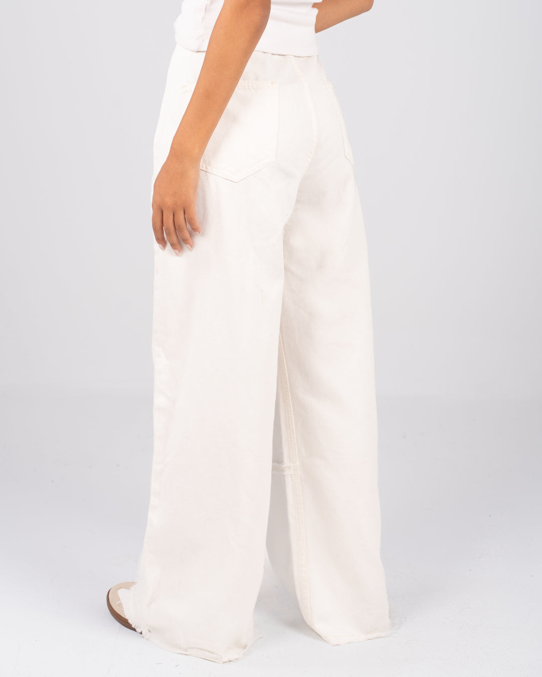Gabardine WideLeg Pants