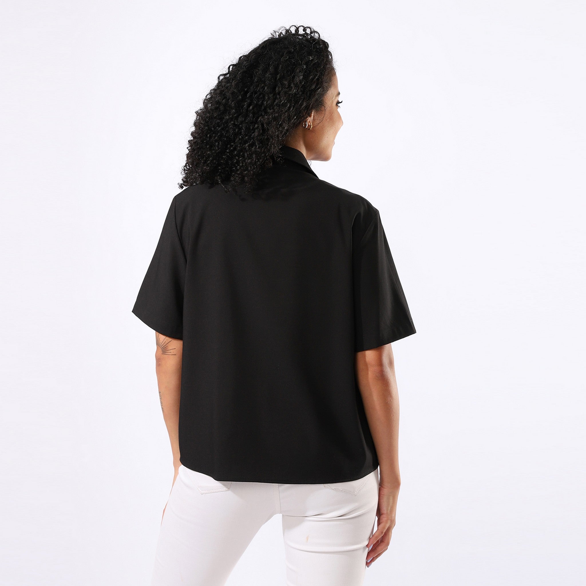 Plain Black Blouse