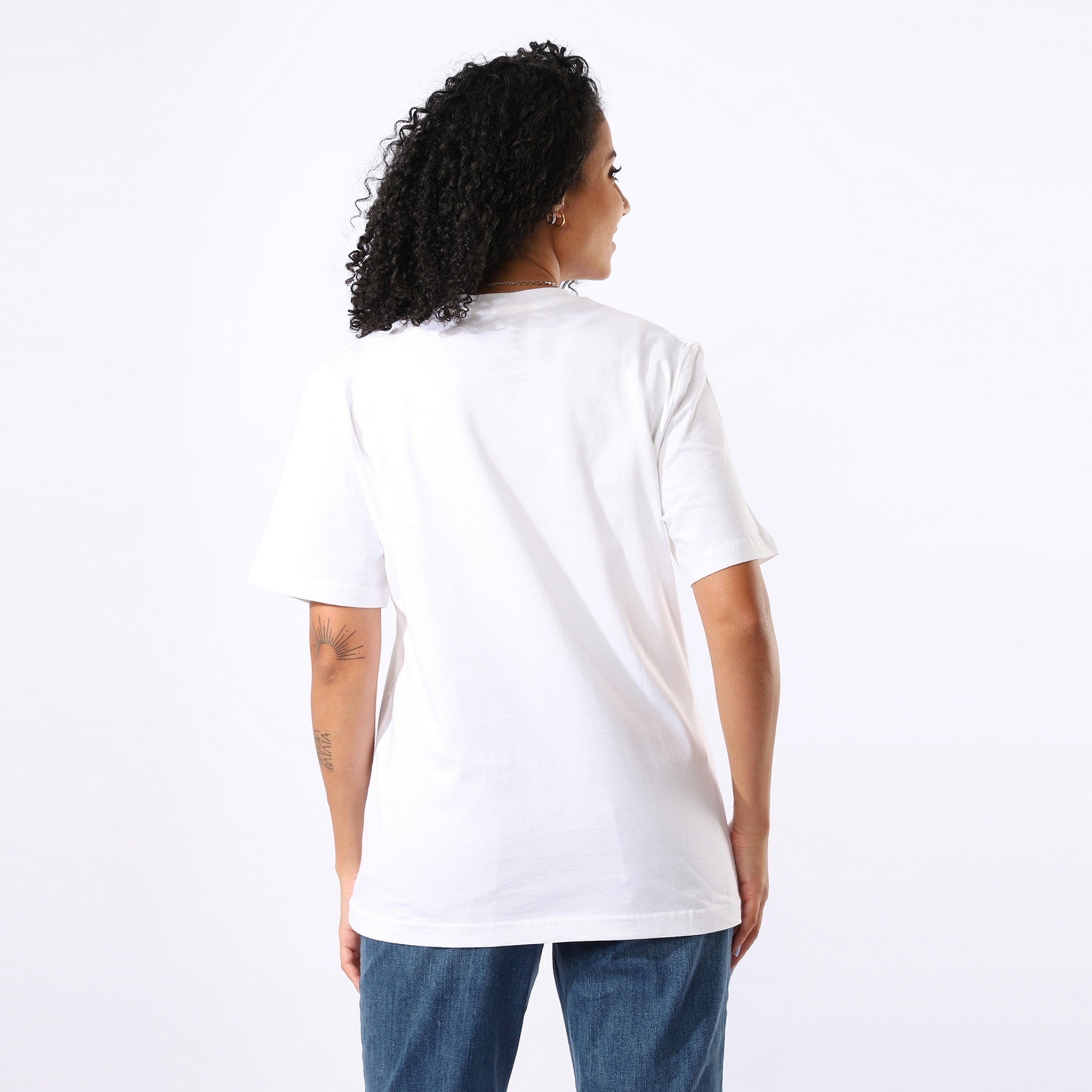 Printed White T-Shirt