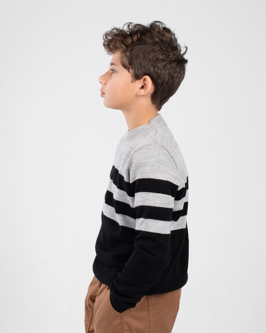Boys Striped Pullover