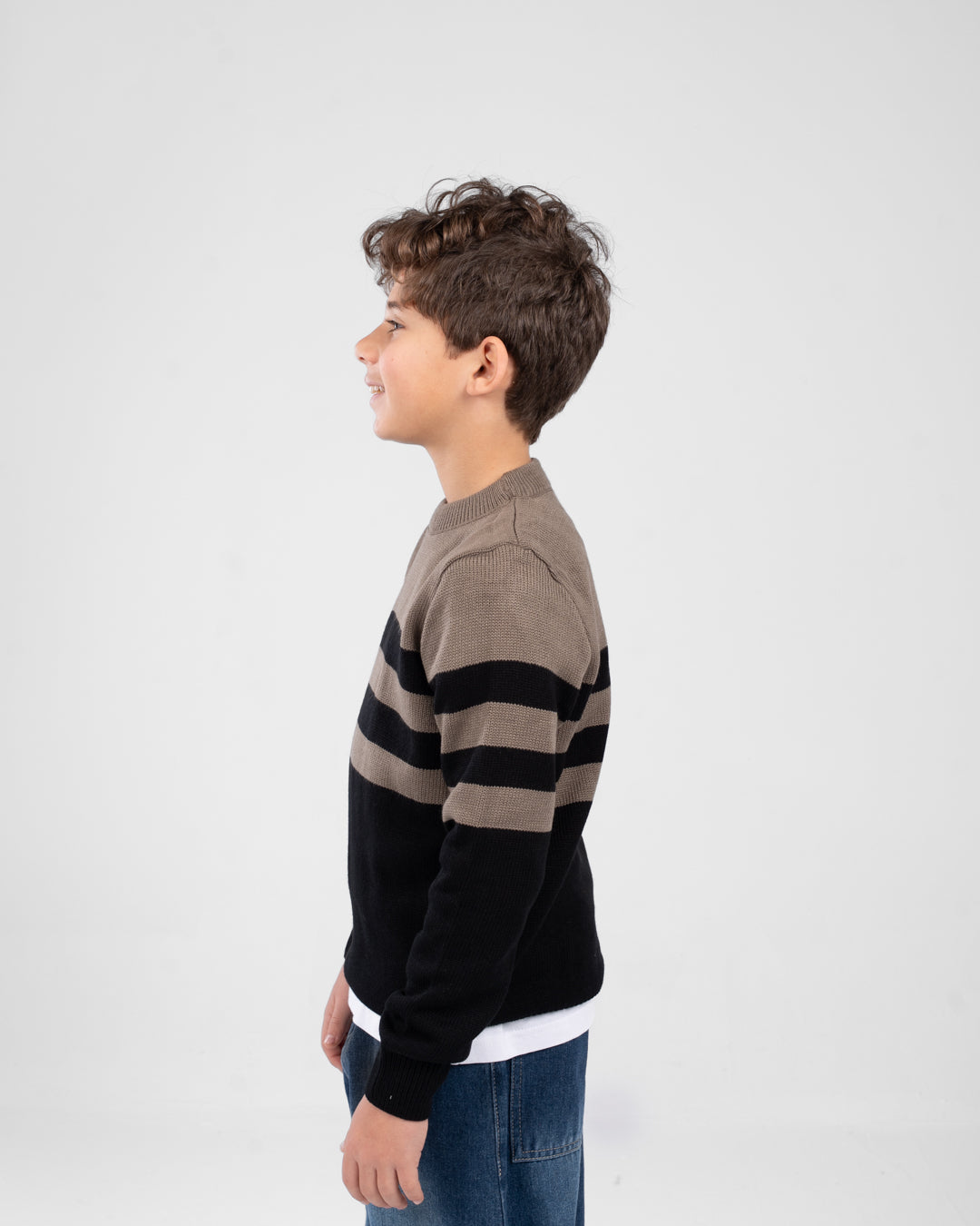 Boys Striped Pullover