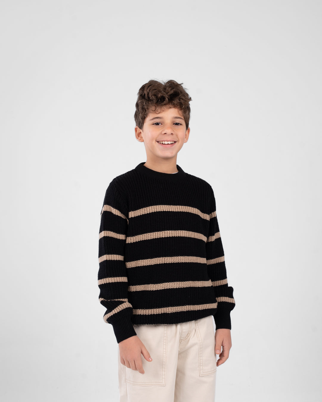 Boys Striped Pullover