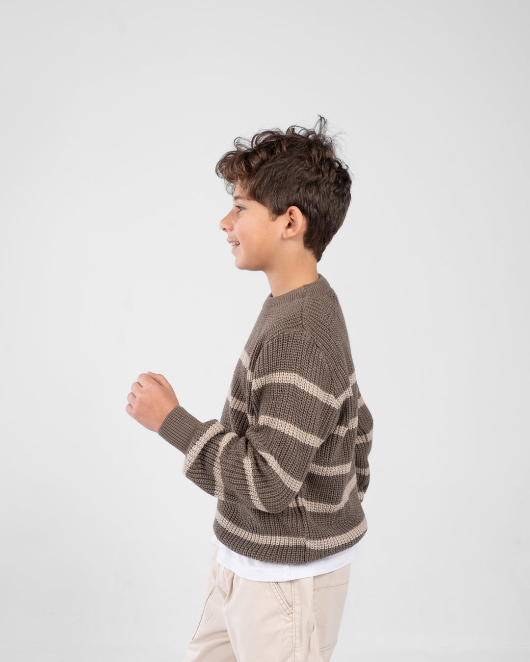 Boys Striped Pullover