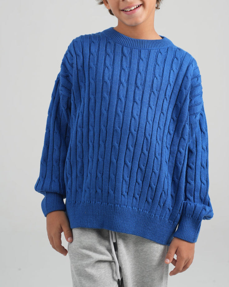 بولوفر أولادي محبوك