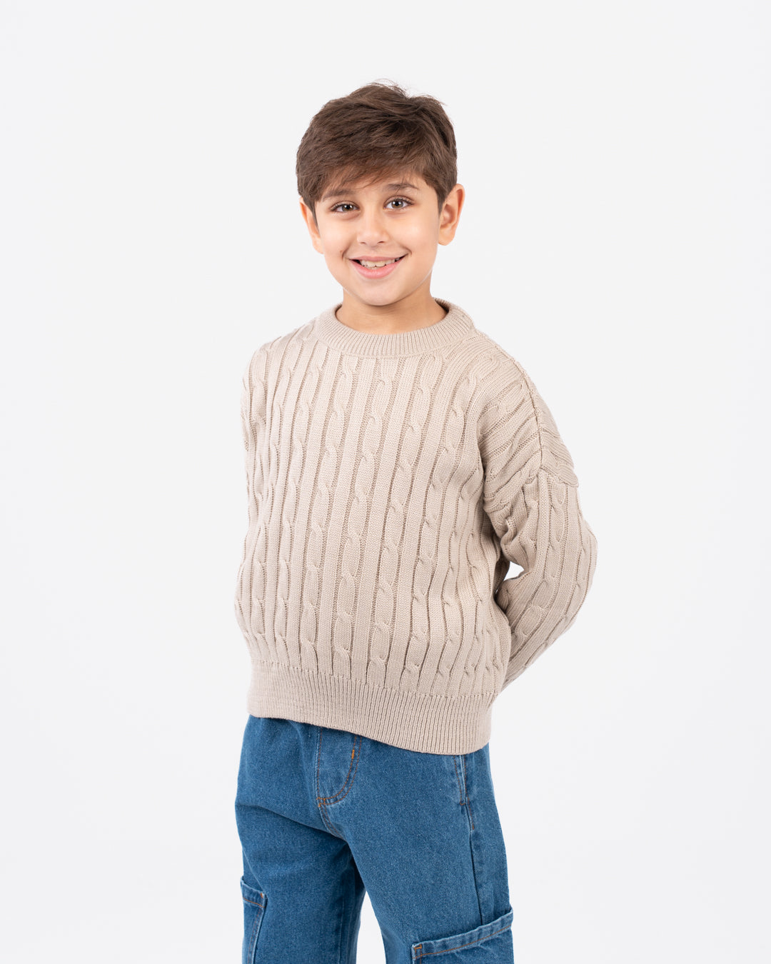 بولوفر أولادي محبوك