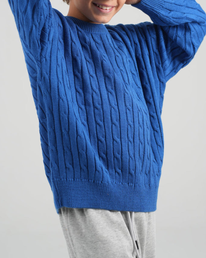 بولوفر أولادي محبوك