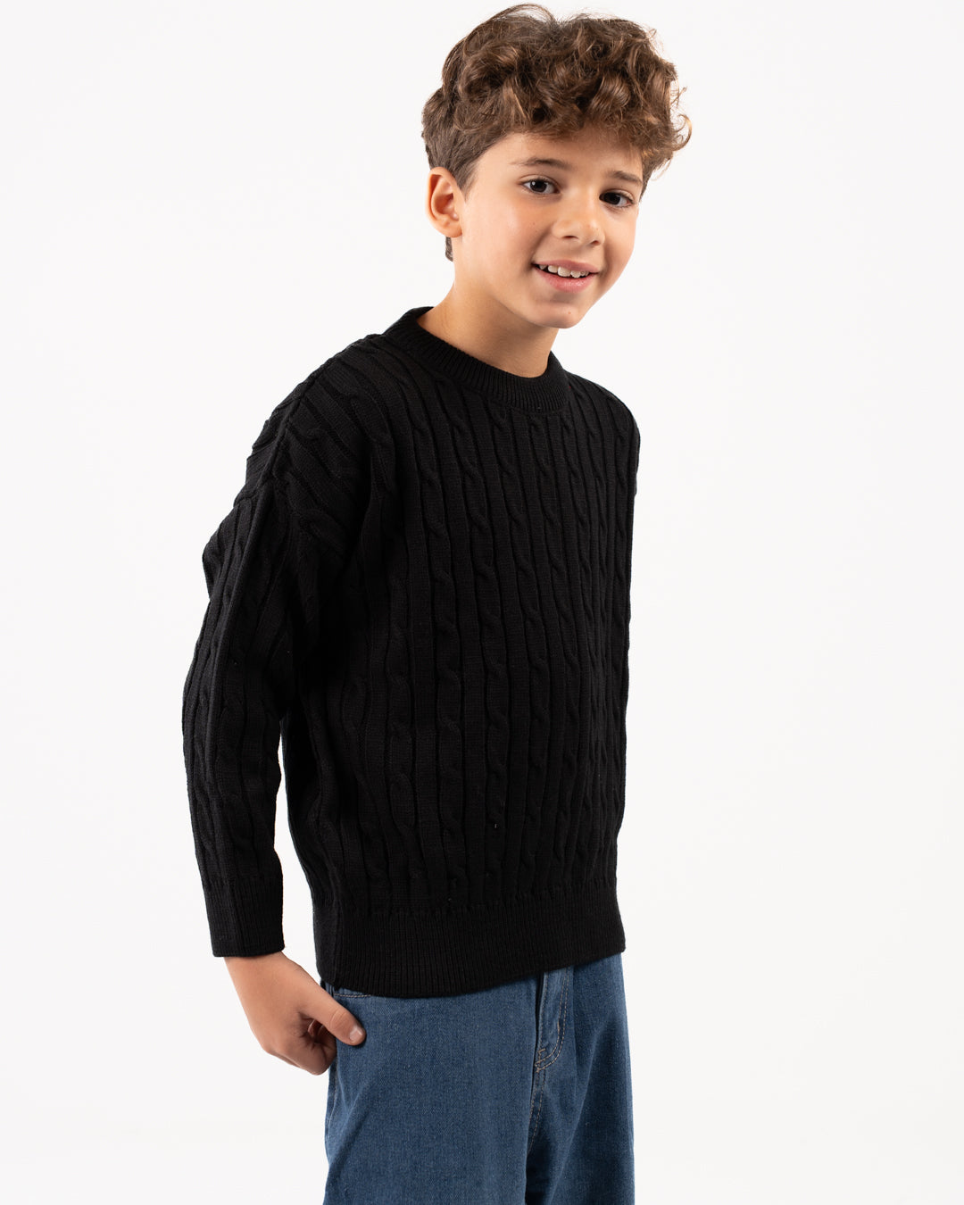 بولوفر أولادي محبوك