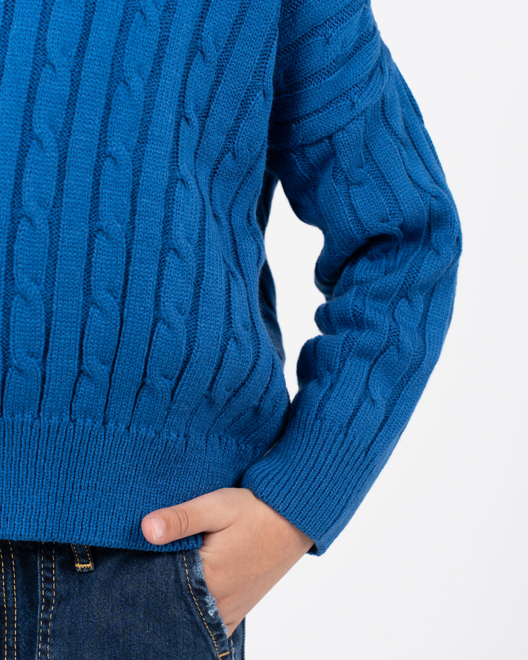 بولوفر أولادي محبوك