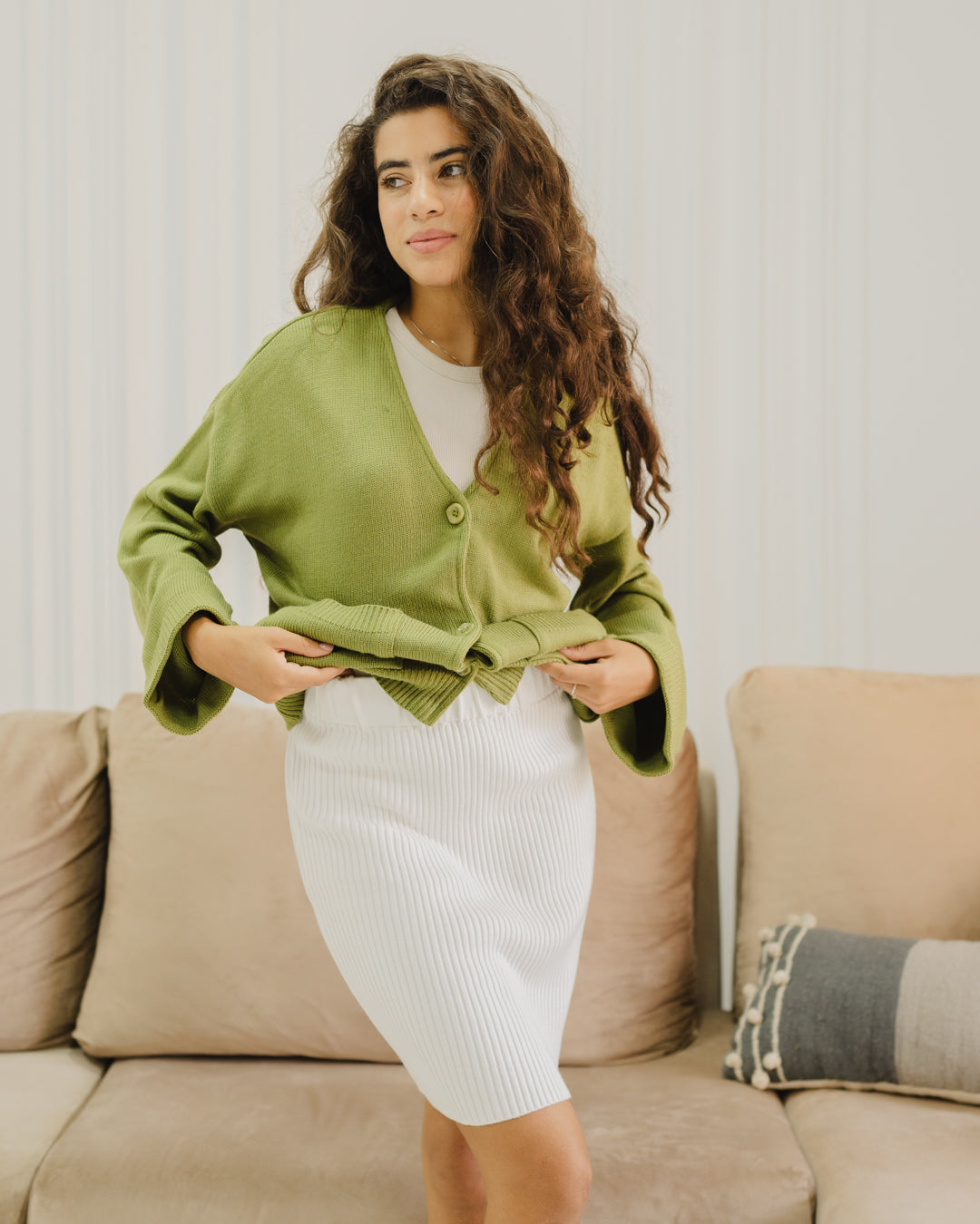 جيبة نسائي مضلعة