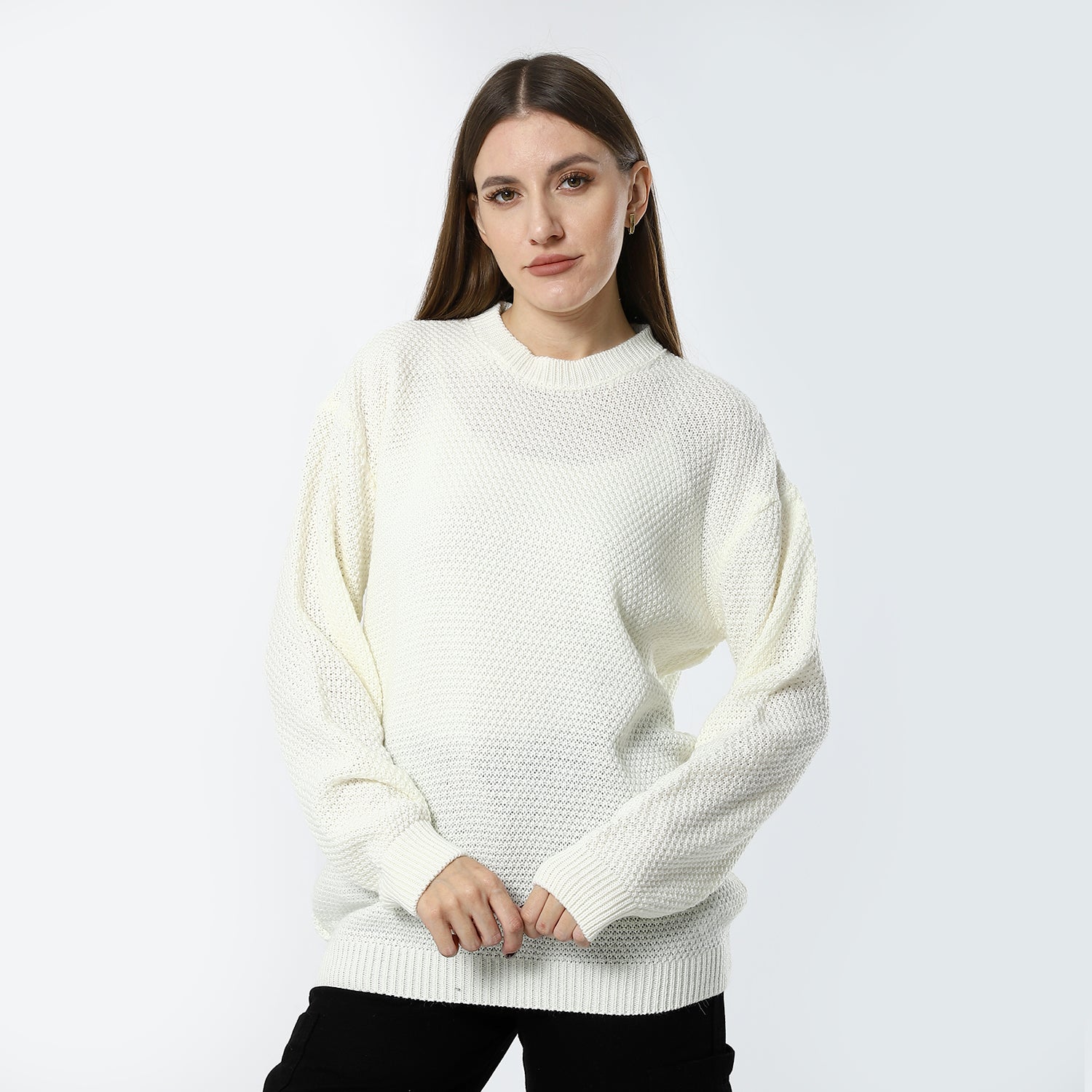 Off-White Buckle Knit Pullover