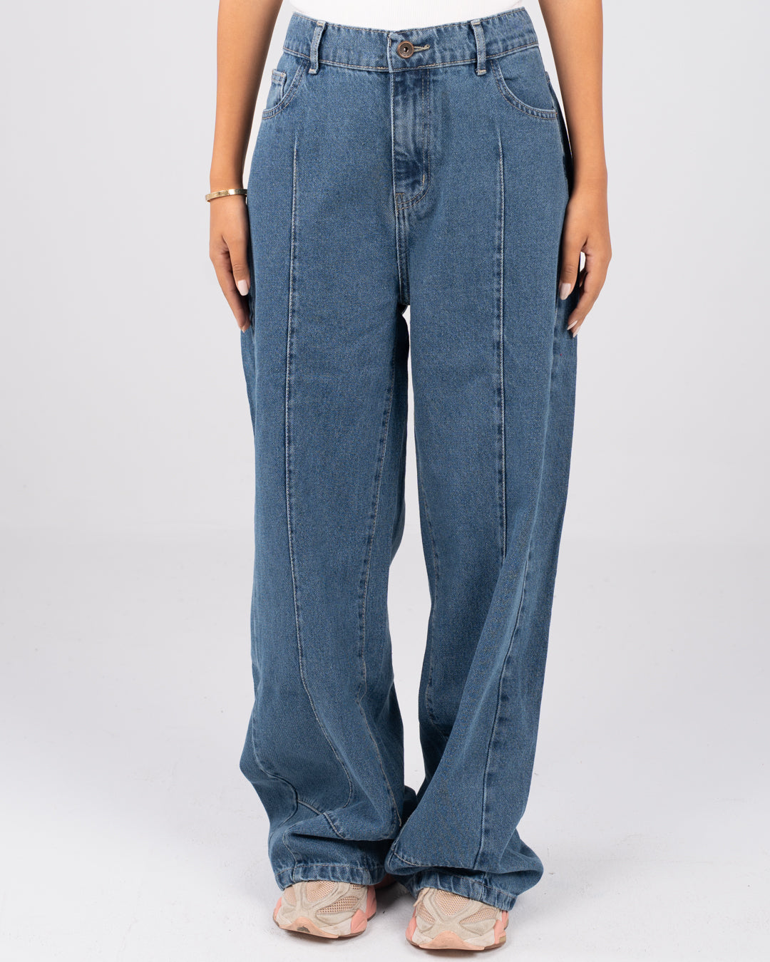 Wide Leg Denim Pants