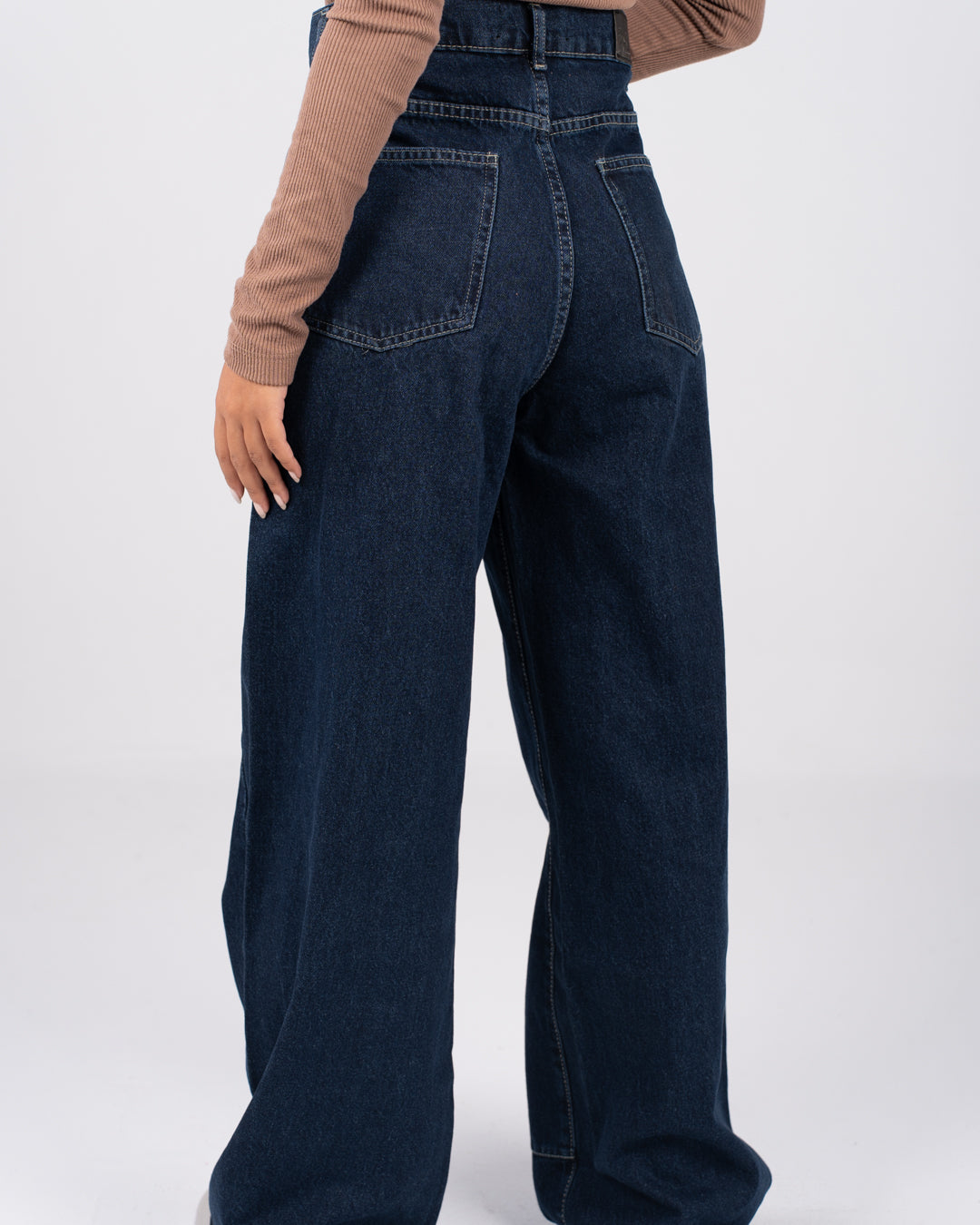 Wide Leg Denim Pants