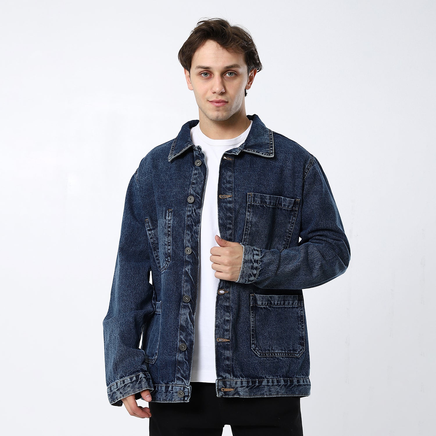 Dark Blue Jeans Jacket