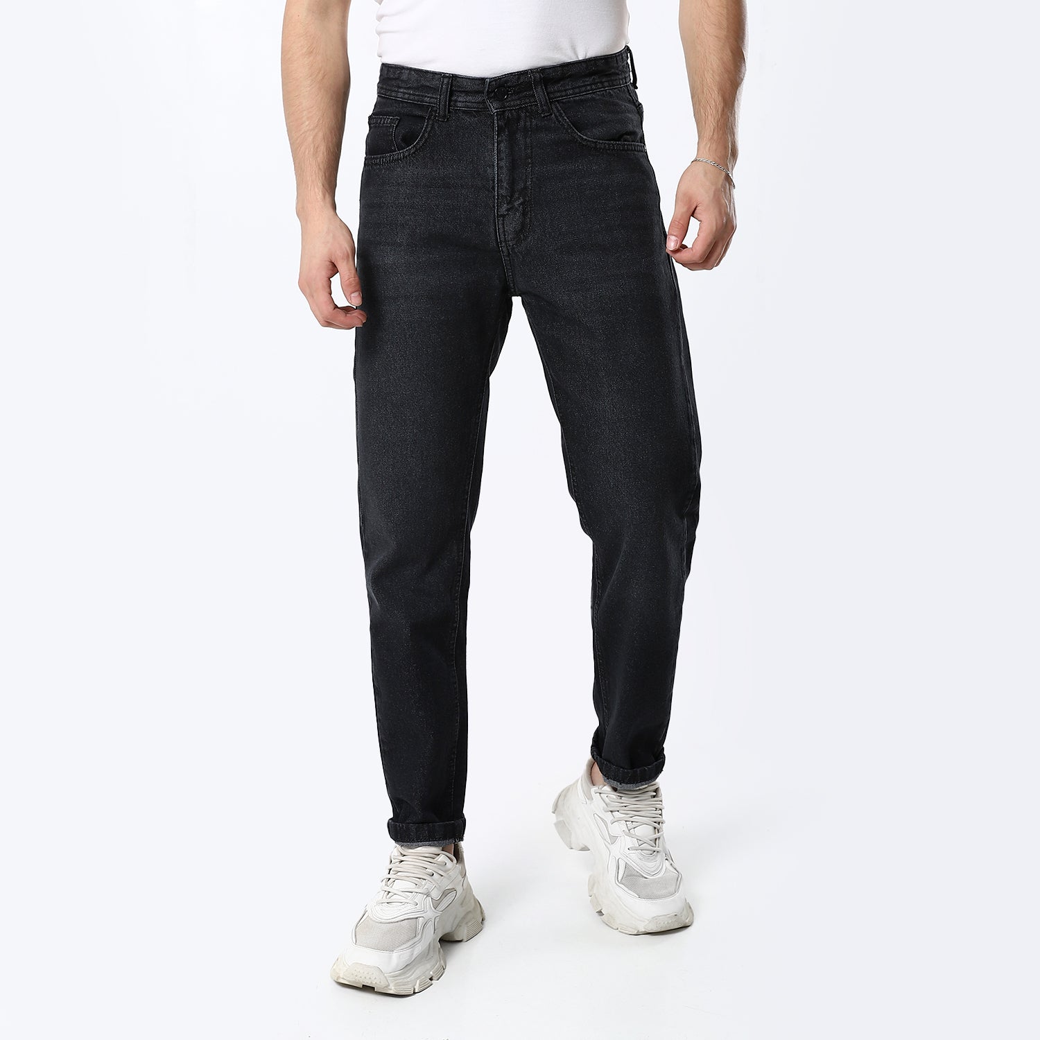 Boyfriend Fit Black Jeans