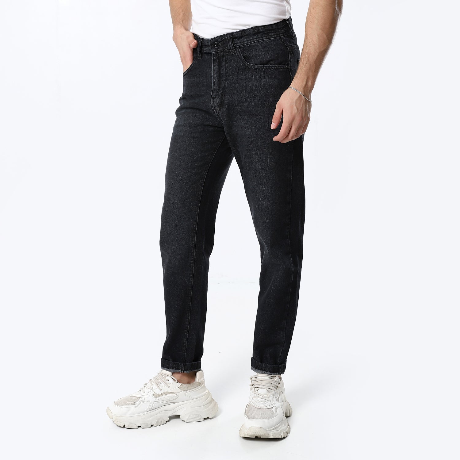 Boyfriend Fit Black Jeans