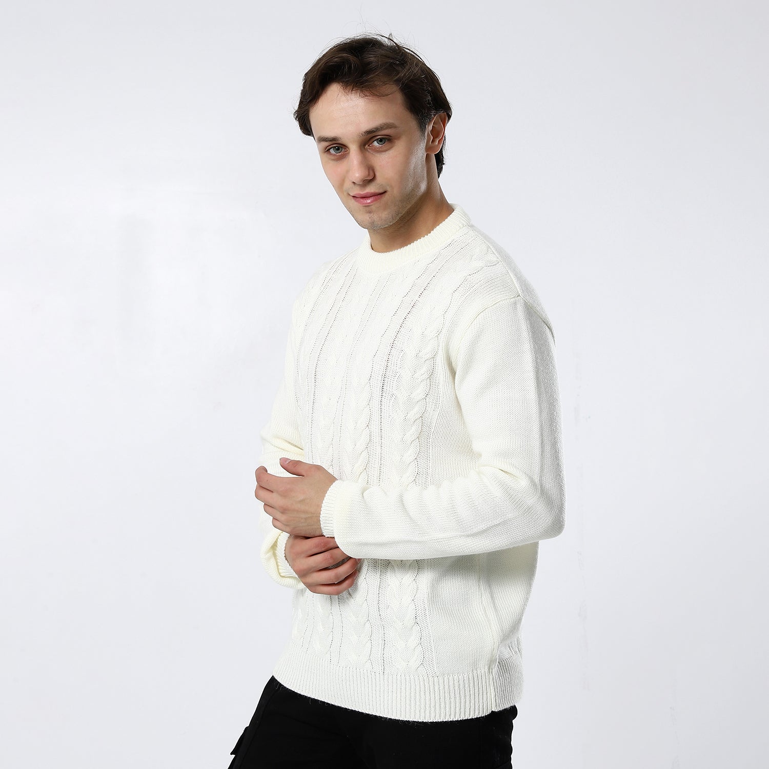 White Plain Pullover