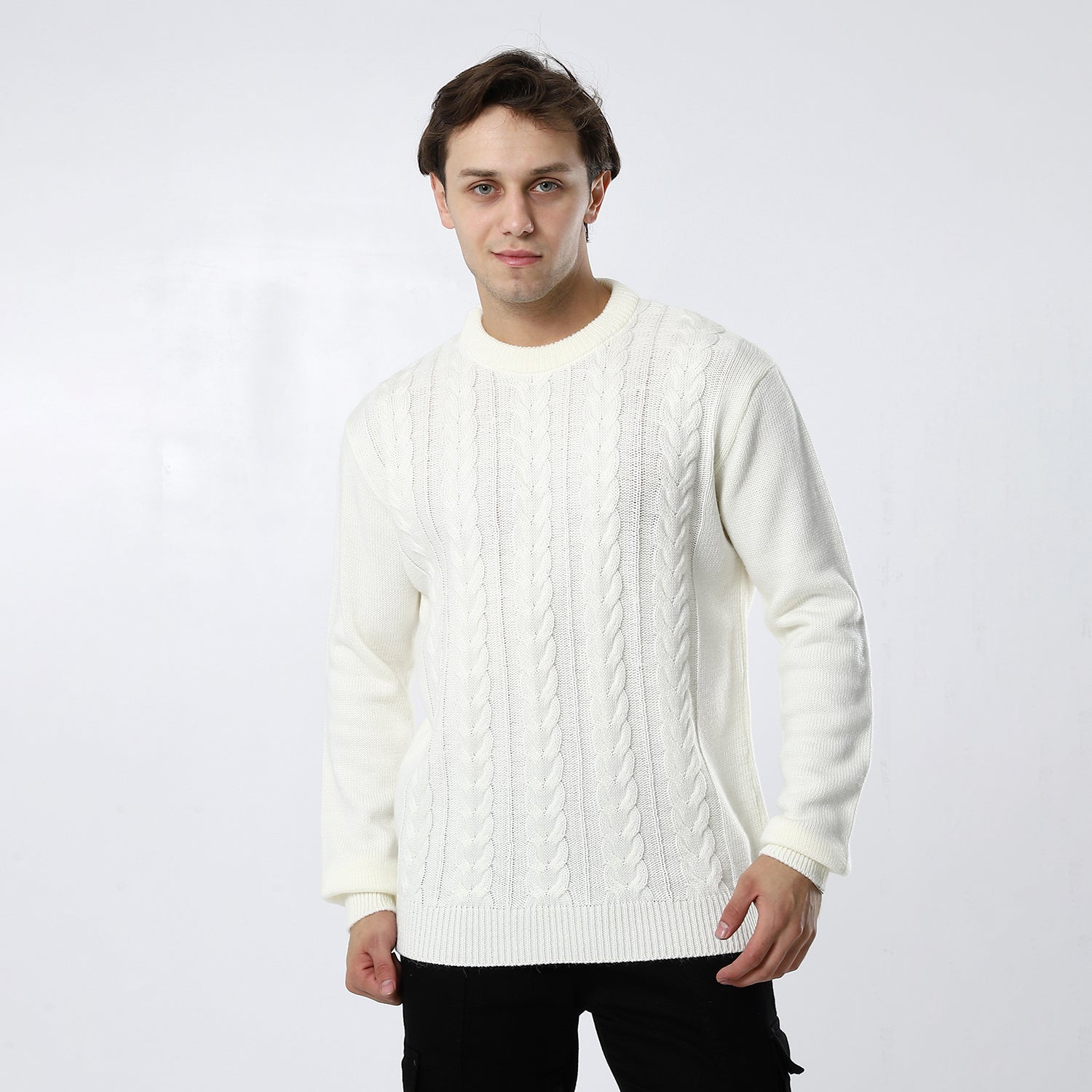 White Plain Pullover