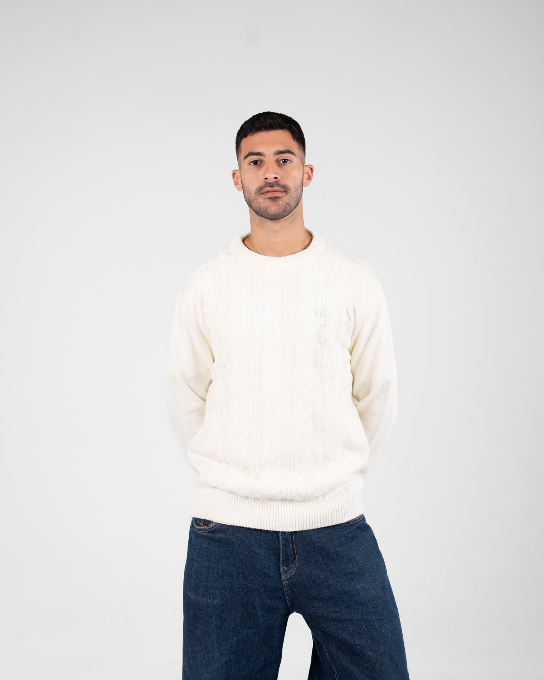 Men Round neck braids pillover