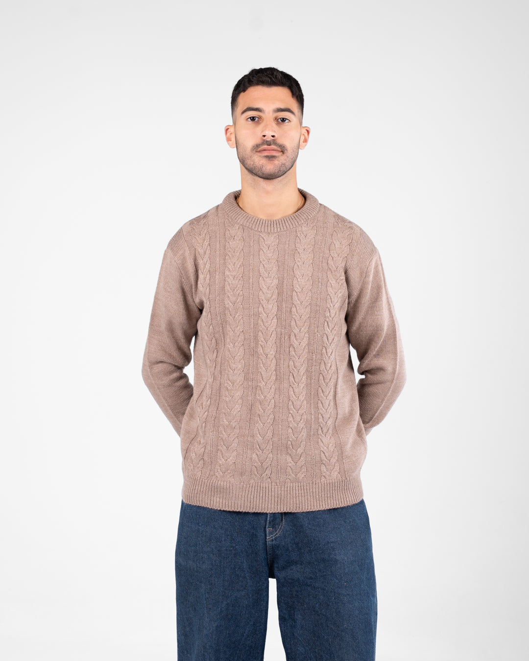 Men Round neck braids pillover