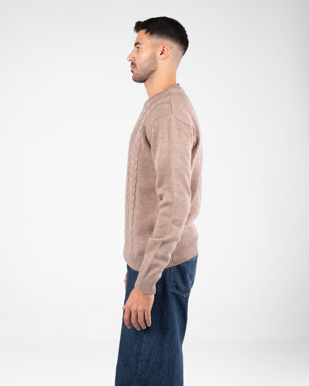 Men Round neck braids pillover