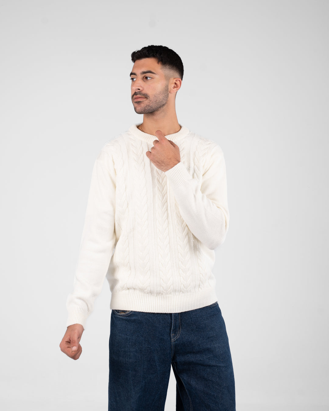 Men Round neck braids pillover