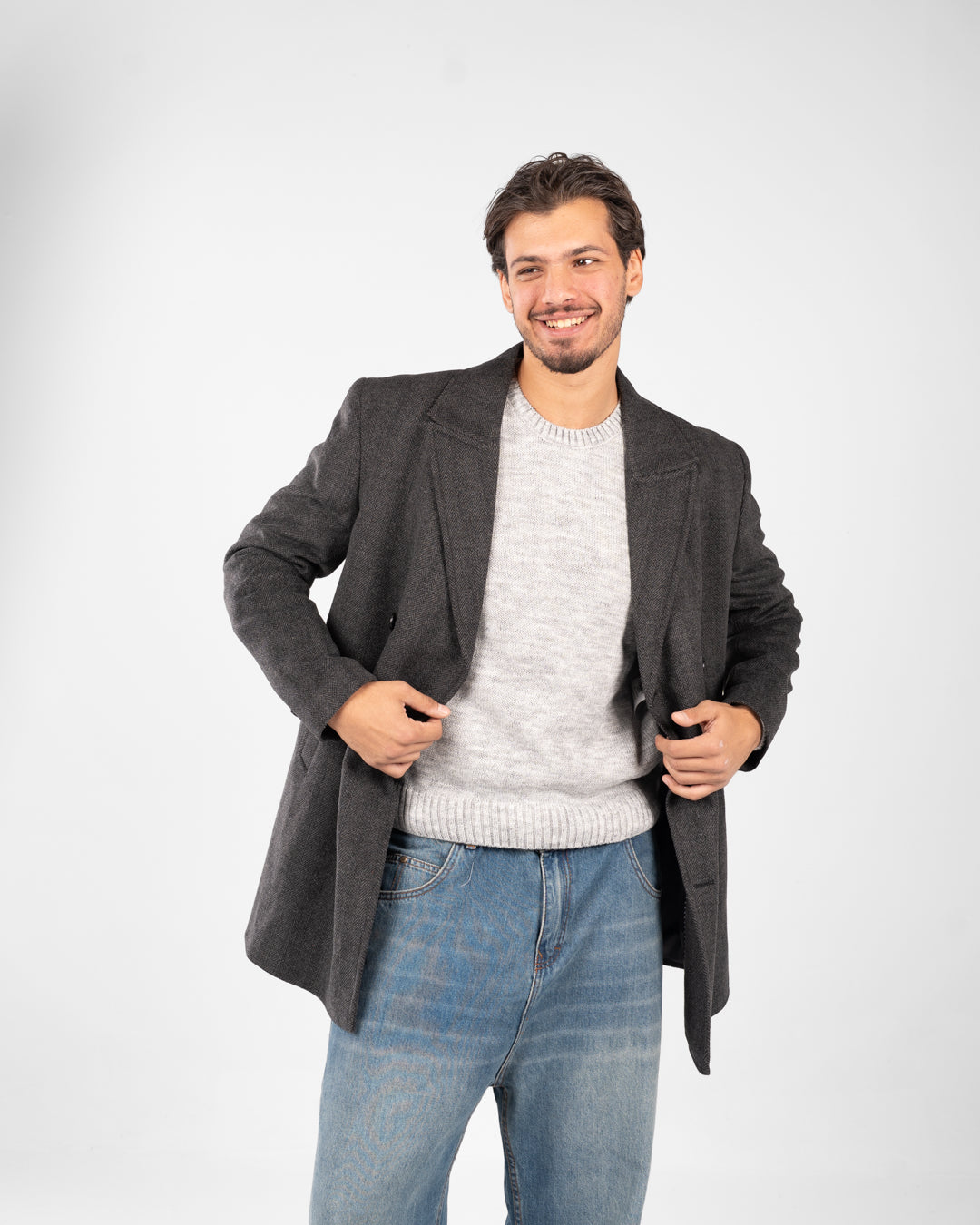 معطف جاكار قصير للرجال