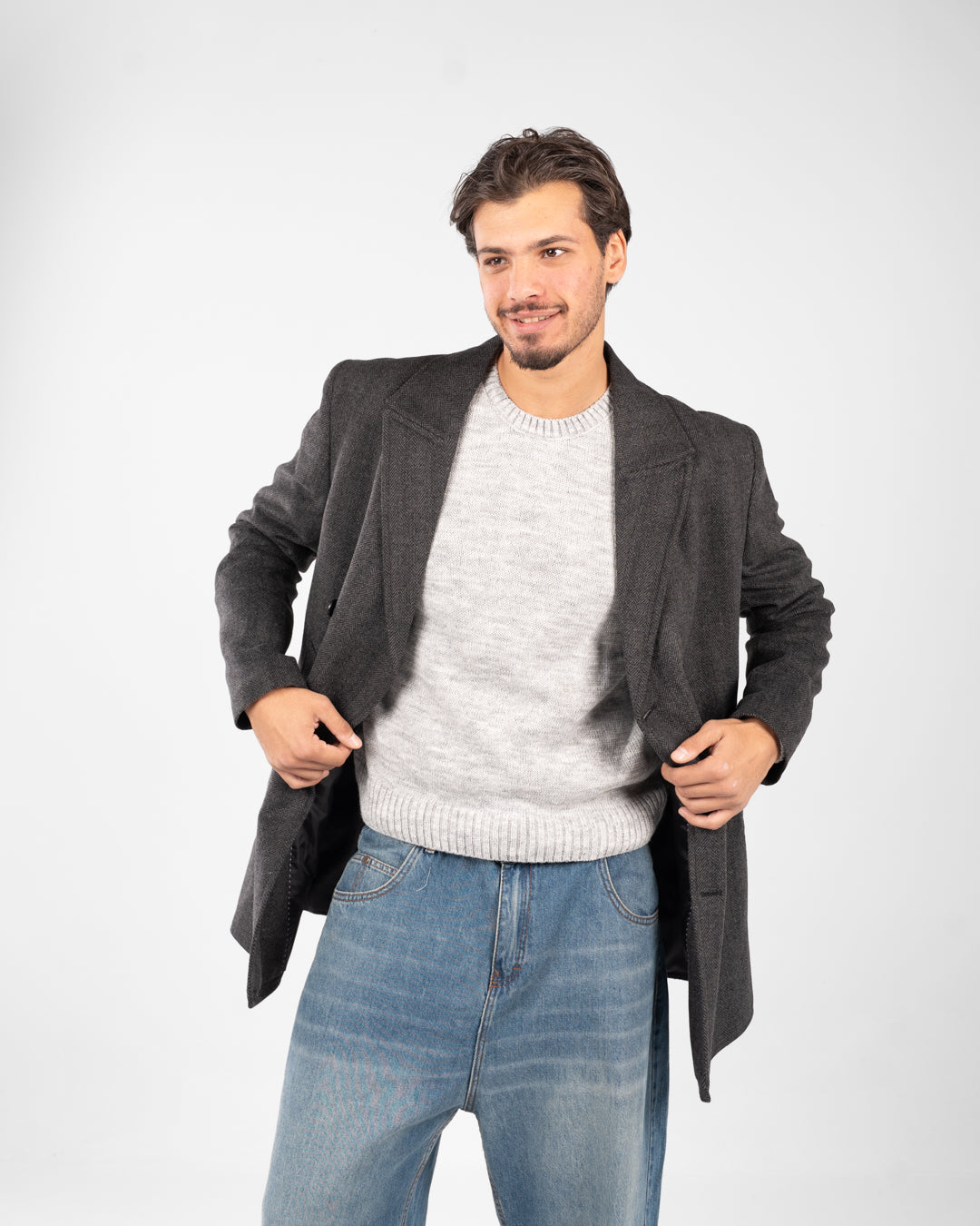 معطف جاكار قصير للرجال