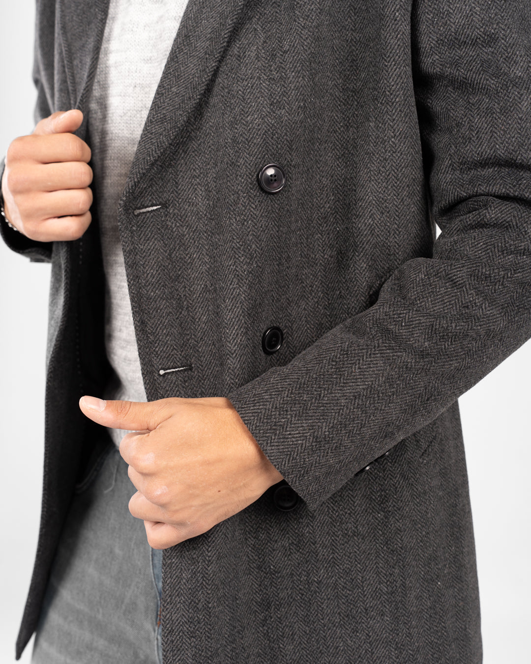 معطف جاكار قصير للرجال