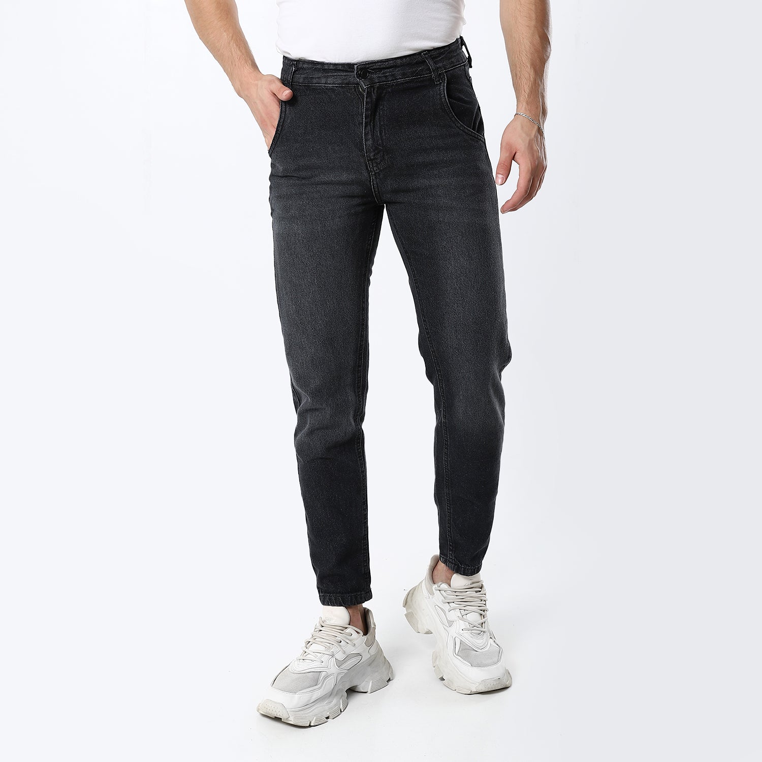 Boyfriend Fit Black Jeans