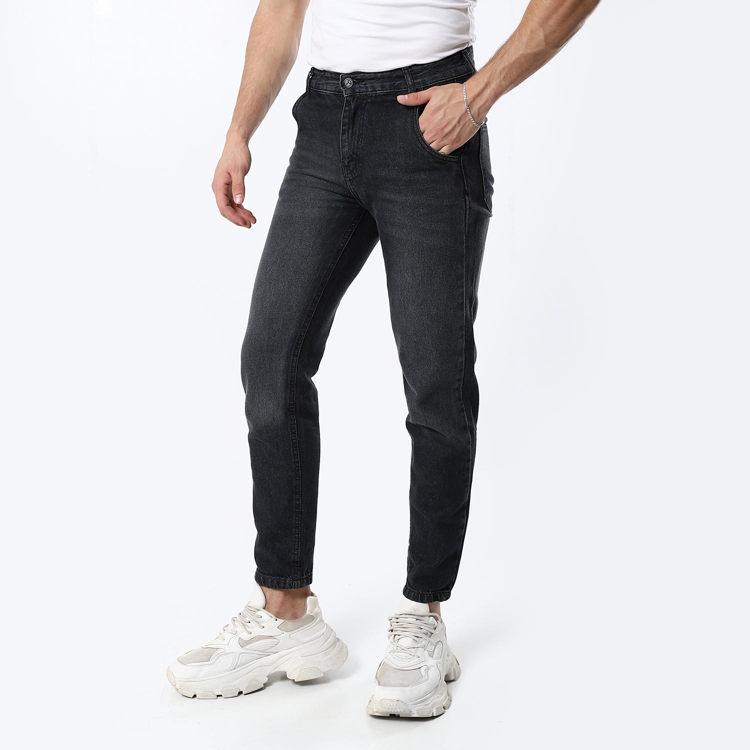 Boyfriend Fit Black Jeans