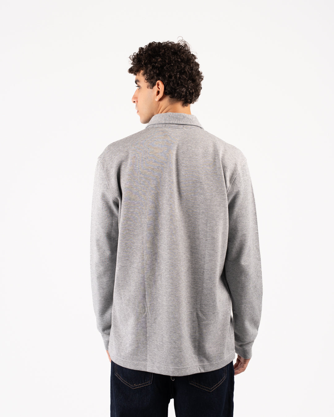 سويت شيرت رجالي سادة بأزرار